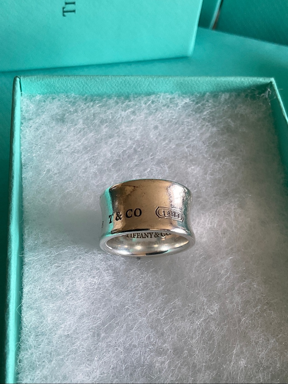 Tiffany & Co. Wide Spoon Band Ring - Silver